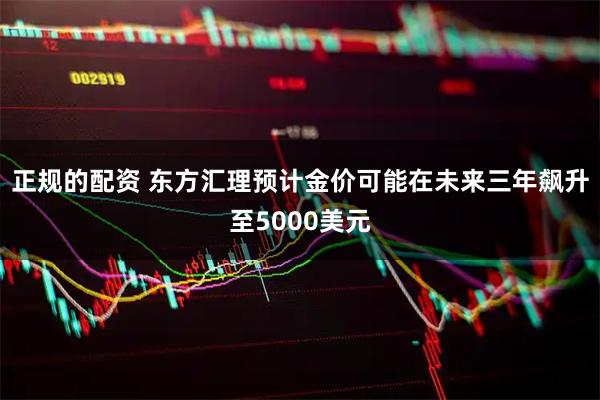 正规的配资 东方汇理预计金价可能在未来三年飙升至5000美元